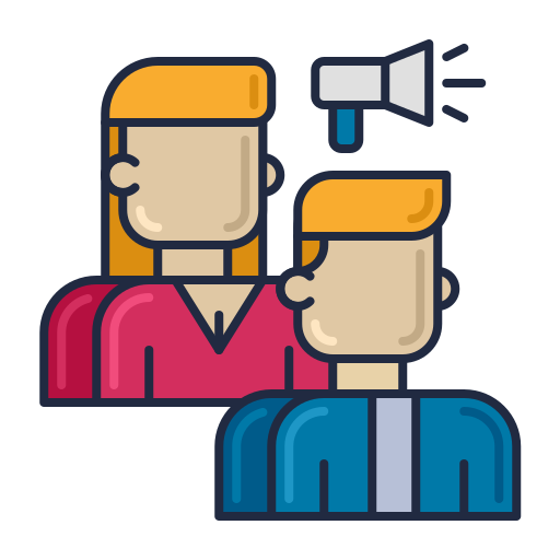 influencer Flaticons Lineal Color icon
