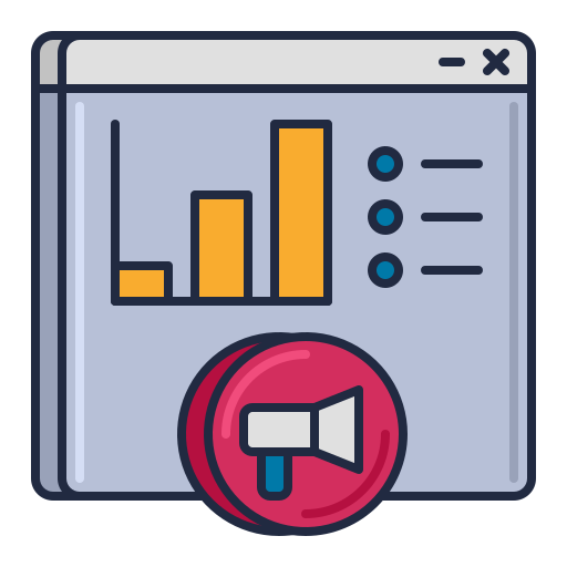 datenanalyse Flaticons Lineal Color icon