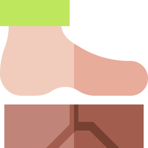 Kick Basic Straight Flat icon