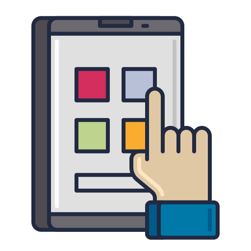 applicazione mobile Flaticons Lineal Color icona