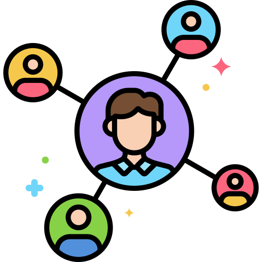 Personal information Flaticons Lineal Color icon