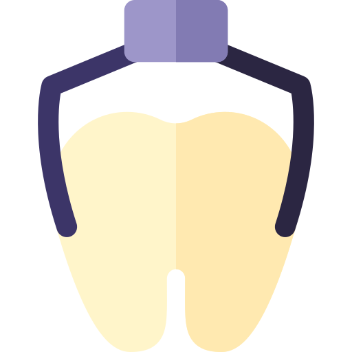 estrazione di un dente Basic Rounded Flat icona