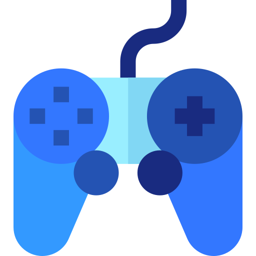 Game controller Basic Straight Flat icon