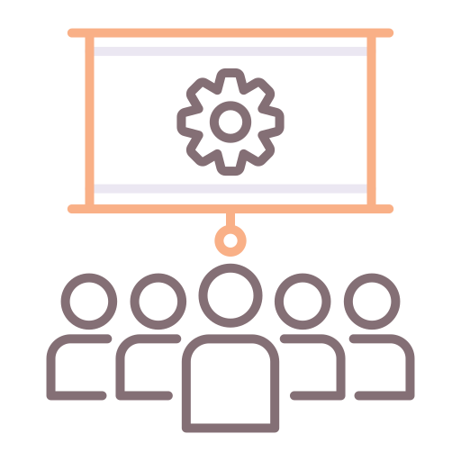 seminarie Flaticons Lineal Color icoon