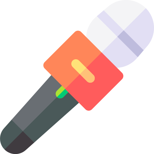 Microphone Basic Rounded Flat icon