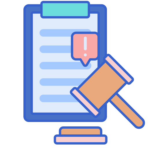 Lawsuit Flaticons Lineal Color icon