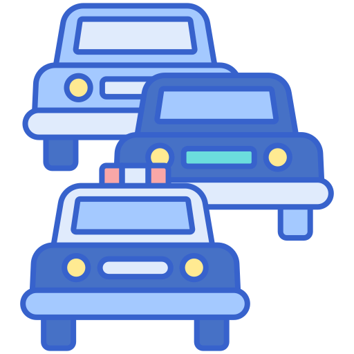 kolumna pojazdów Flaticons Lineal Color ikona
