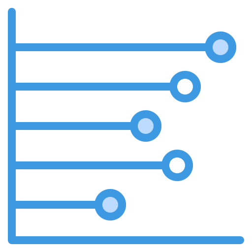 Line graphic Generic Blue icon