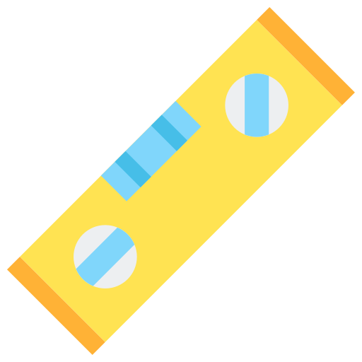 Spirit level Flaticons Flat icon