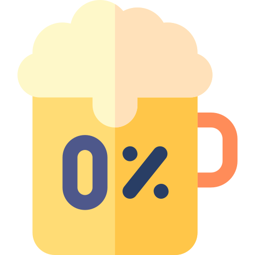 ノンアルコールビール Basic Rounded Flat icon