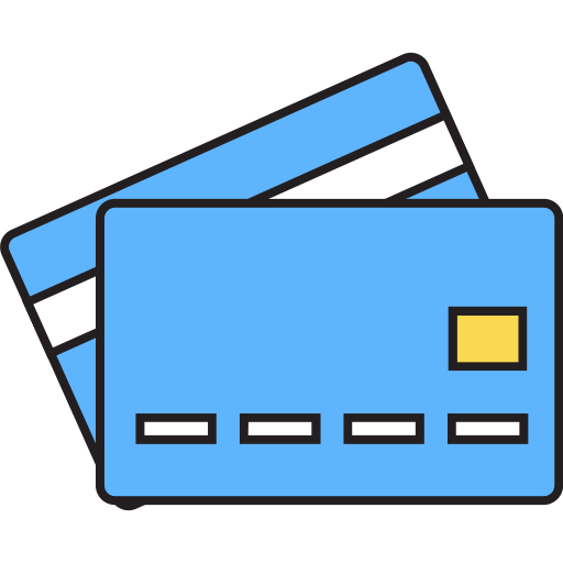 karty kredytowe Generic Outline Color ikona