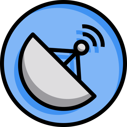 Satellite Generic Outline Color icon