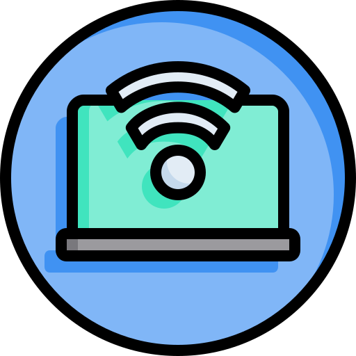 Wi-fi Generic Outline Color icon