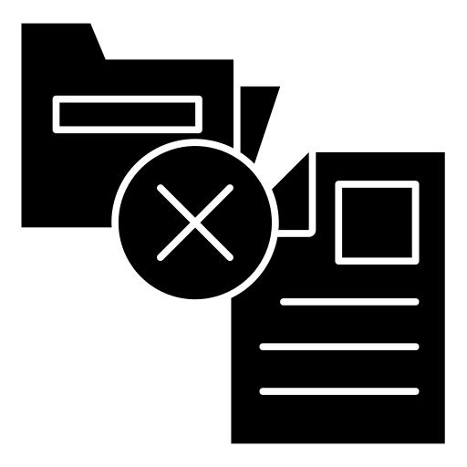 utrata danych Generic Glyph ikona