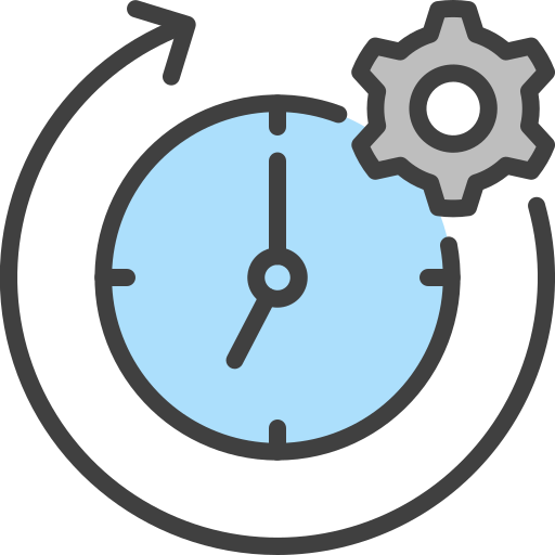 Clockwise Generic Outline Color icon