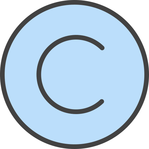 Copyright Generic Outline Color icon