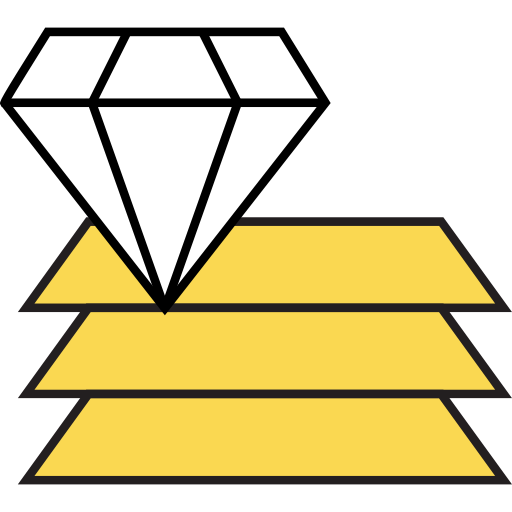 sztabki złota Generic Outline Color ikona