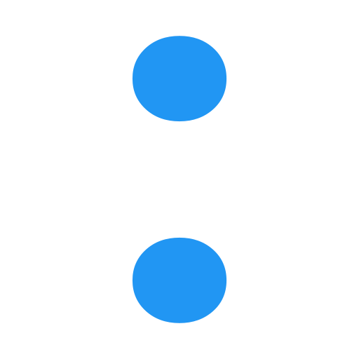 dubbele punt Generic Blue icoon