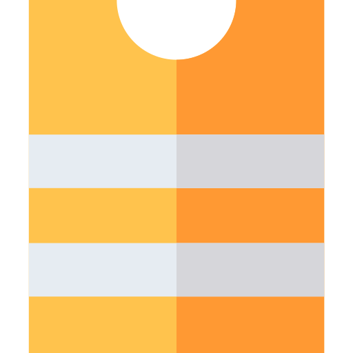 warnweste Basic Straight Flat icon