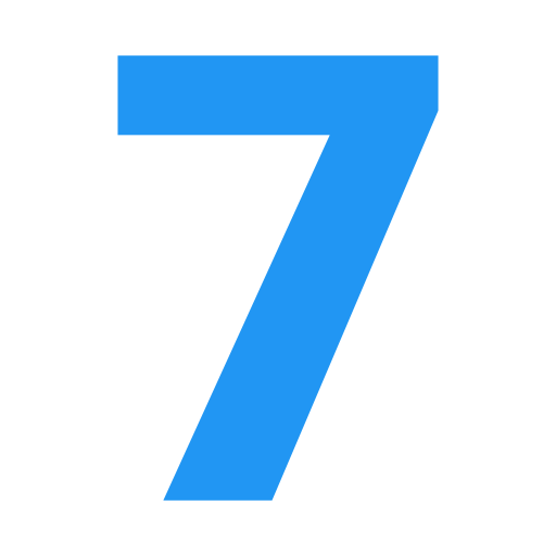 Seven Generic Blue icon