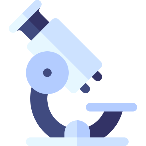 Microscope Basic Rounded Flat icon