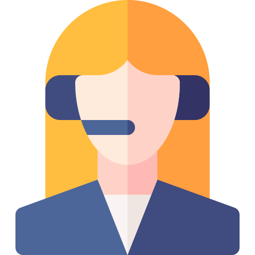 Customer agent Basic Rounded Flat icon