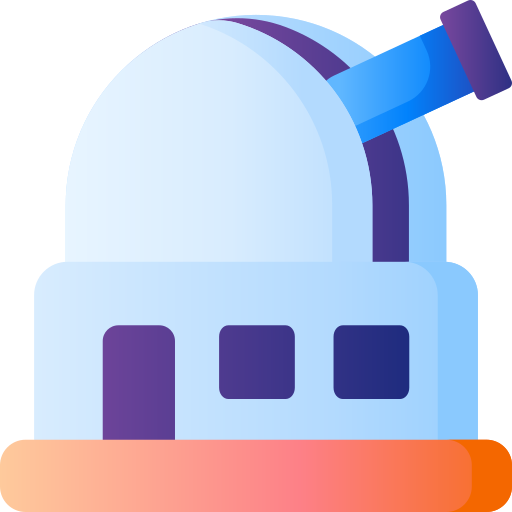 Observatory 3D Basic Gradient icon