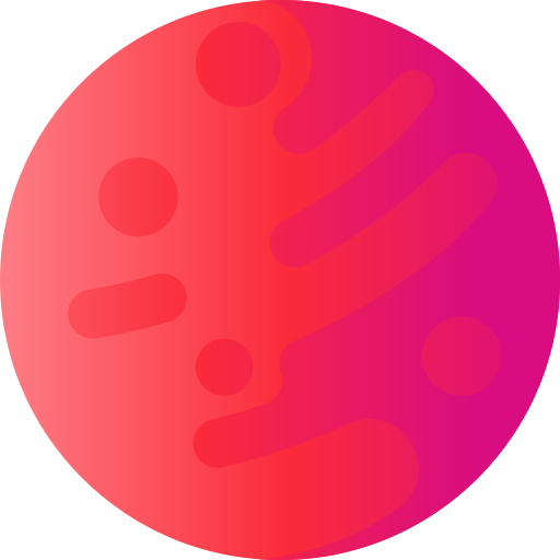 水星 3D Basic Gradient icon