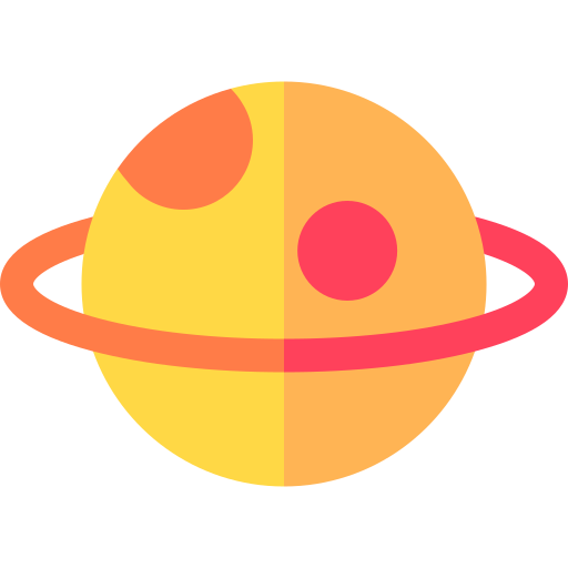 Saturn Basic Rounded Flat icon