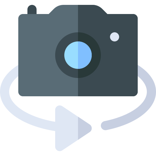Switch camera Basic Rounded Flat icon