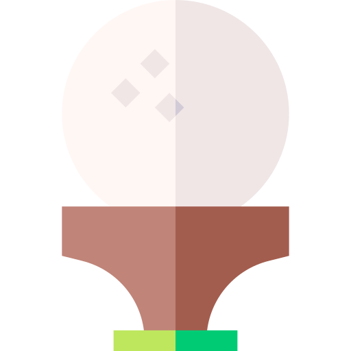 ゴルフボール Basic Straight Flat icon