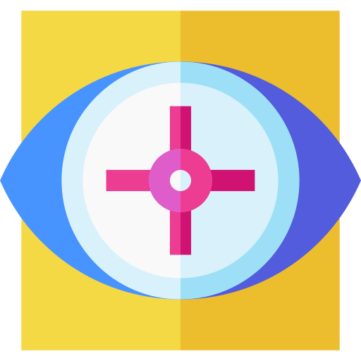 eye tracking Basic Straight Flat icon
