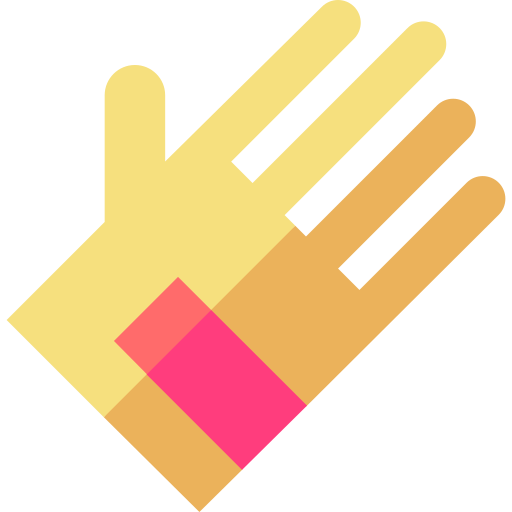 Gloves Basic Straight Flat icon