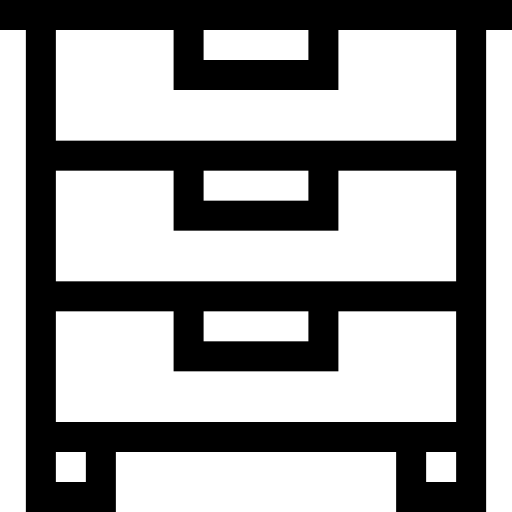 commode Basic Straight Lineal icoon