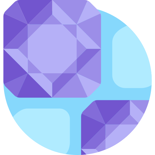 Sapphire Detailed Flat Circular Flat icon