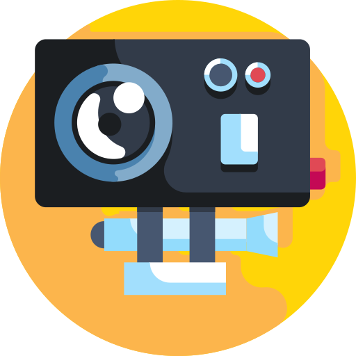 action-kamera Detailed Flat Circular Flat icon