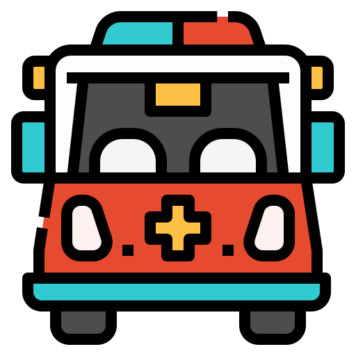 ambulanza Linector Lineal Color icona