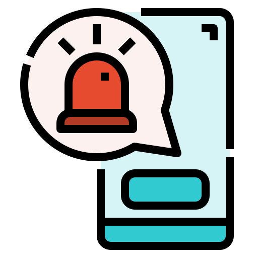 Emergency call Linector Lineal Color icon