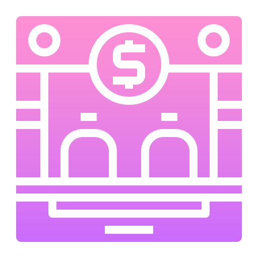 Cash counter Generic Flat Gradient icon