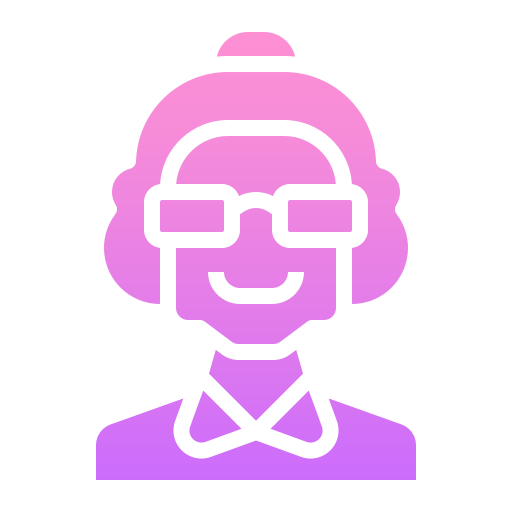 Old woman Generic Flat Gradient icon