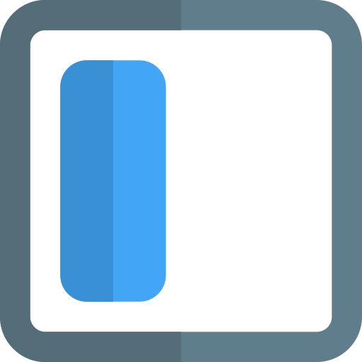 Left Pixel Perfect Flat icon