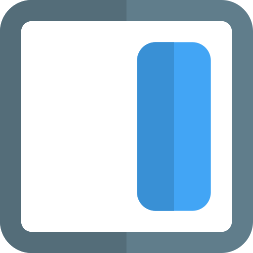 derecho Pixel Perfect Flat icono