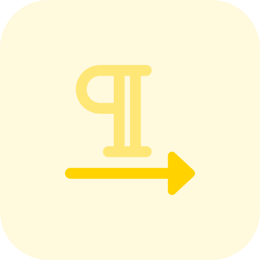 derecho Pixel Perfect Tritone icono