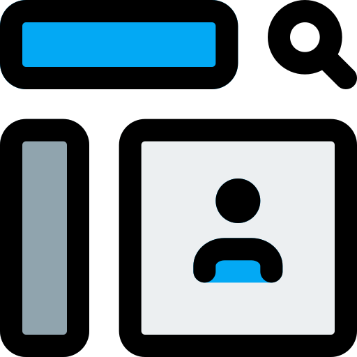 opción de buscar Pixel Perfect Lineal Color icono