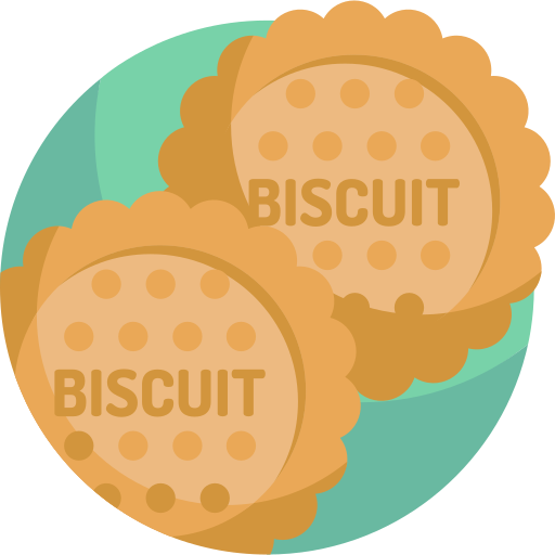 biscuit Detailed Flat Circular Flat icoon