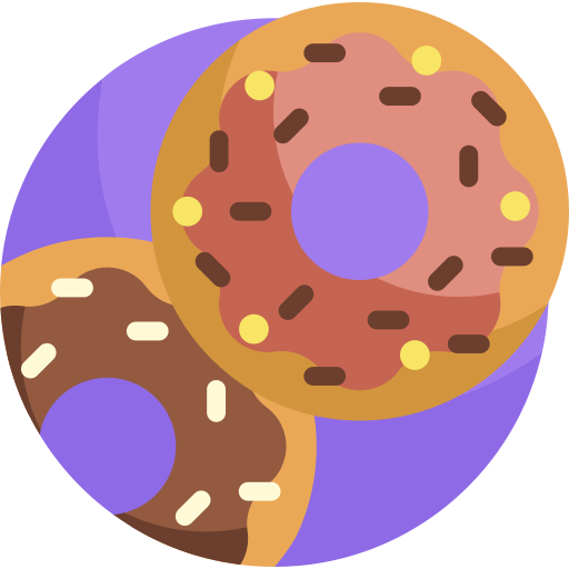 donut Detailed Flat Circular Flat Icône