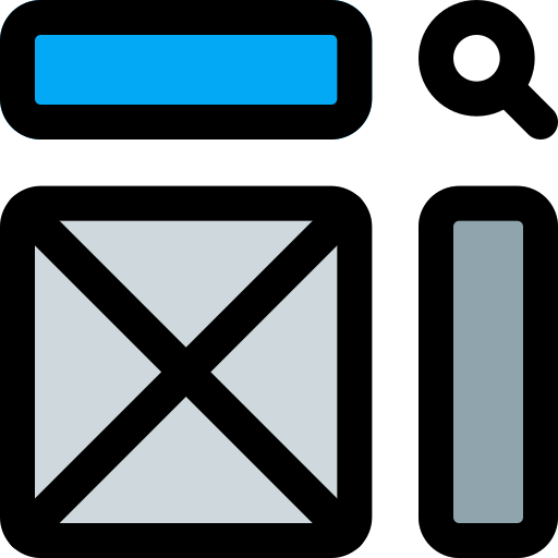 suchen Pixel Perfect Lineal Color icon