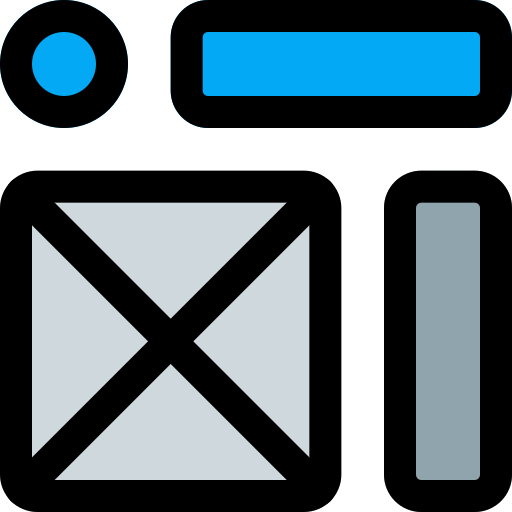 ボックス Pixel Perfect Lineal Color icon