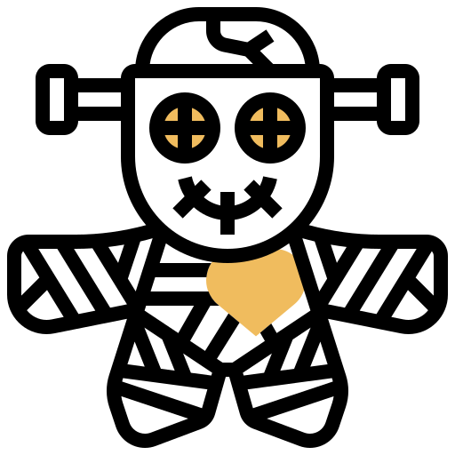 voodoo-pop Meticulous Yellow shadow icoon