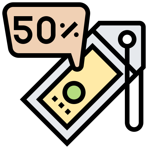 Discount tag Meticulous Lineal Color icon